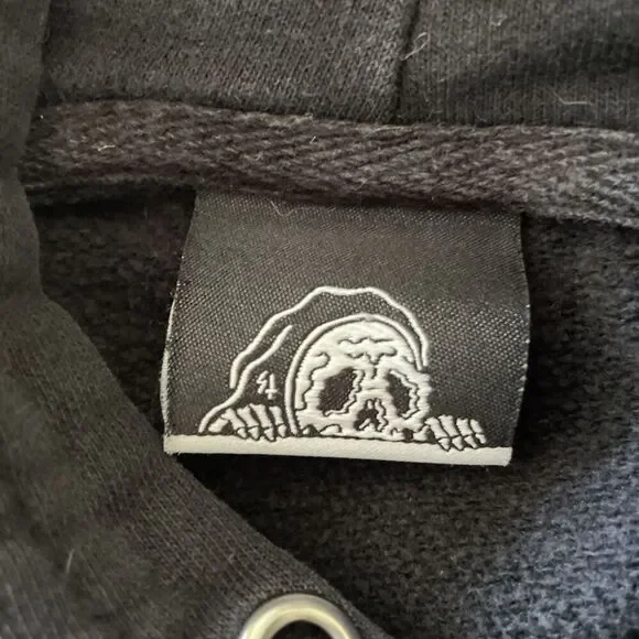 Lurking Class Sketchy Tank Hoodie Men S (no Tag) Black Heart Death Skeleton Love - Picture 5 of 6